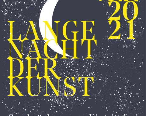 Plakat Lange Nacht der Kunst 2021